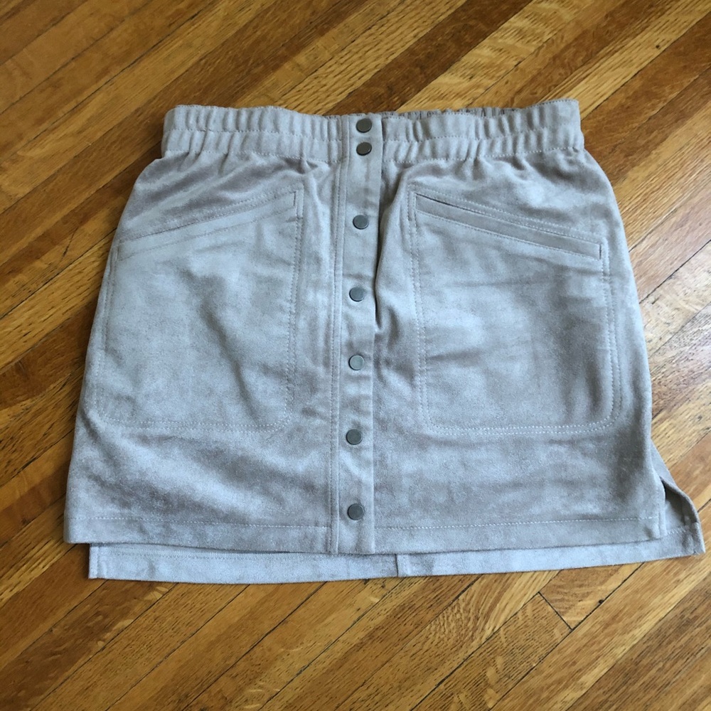 Gorgeous faux suede BCBGMAXAZRIA skirt